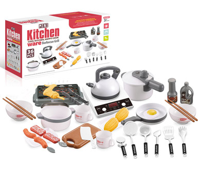 Set de cocina 36 p de juguete