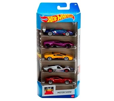 Autos Hot Wheels pack x 5