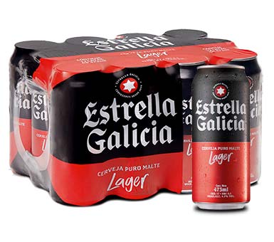 Pack Cerveza 12 latas Estrella Galicia