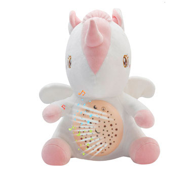 Peluche veladora musical rosado