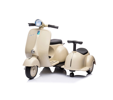 Moto a bateria Vespa con asiento