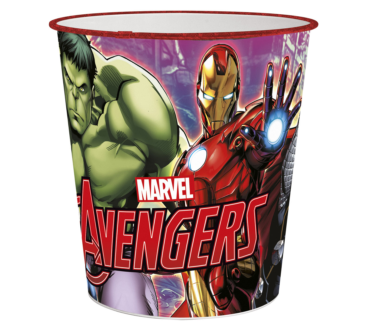 Papelera plástico Avengers