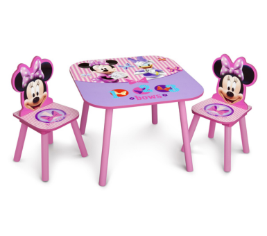 Juego de mesa y sillas Minnie