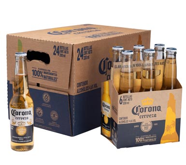 Pack cerveza Corona x 24 de 330 ml