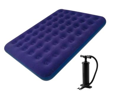 Colchón inflable queen con inflador