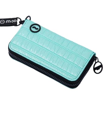 Billetera Moore menta brillante